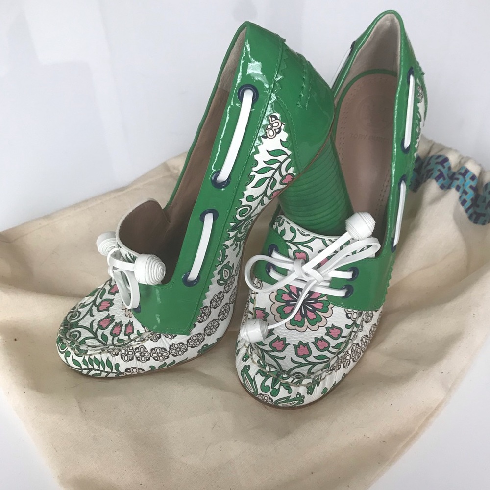Tory Burch Garden party Fisher heels